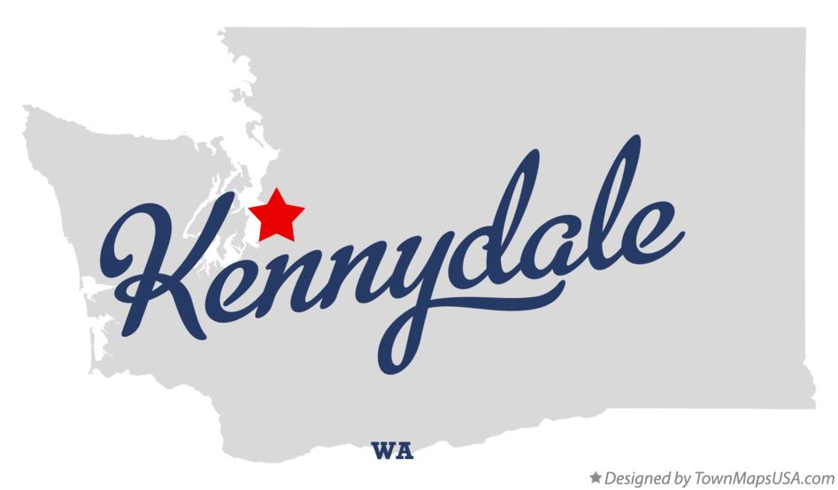 Map of Kennydale Washington WA