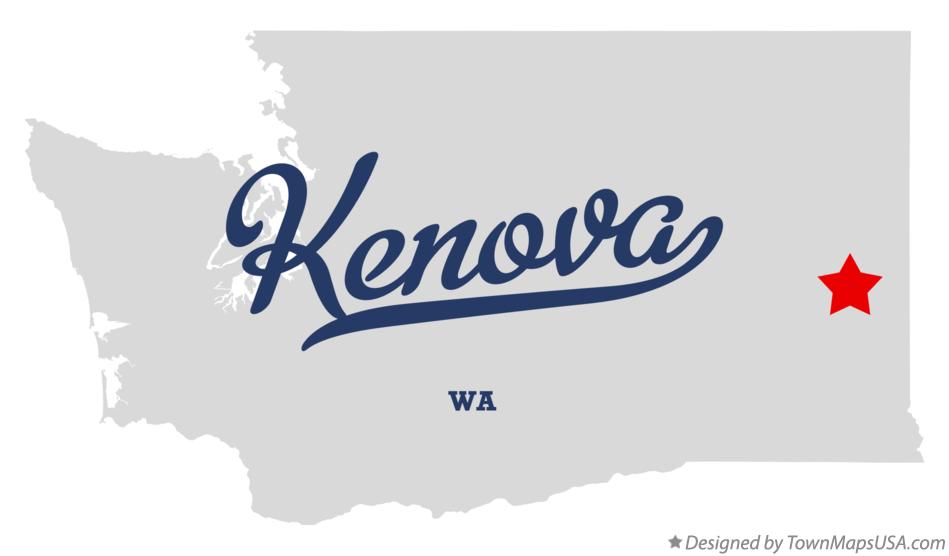 Map of Kenova Washington WA