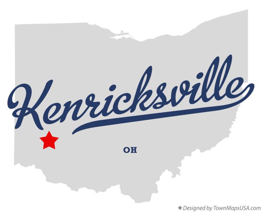 Map of Kenricksville Ohio OH