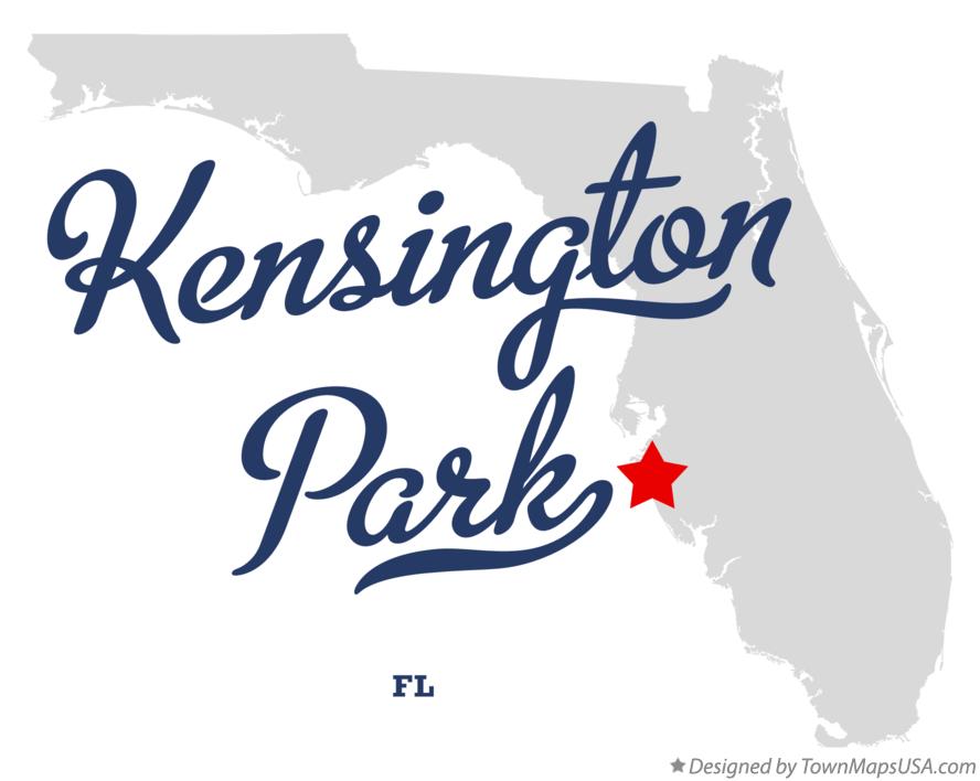 Map of Kensington Park Florida FL