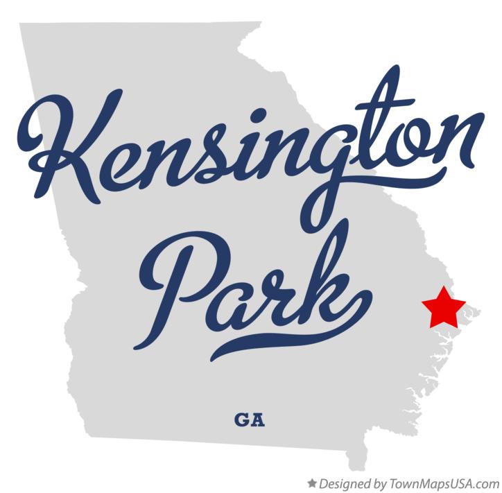 Map of Kensington Park Georgia GA