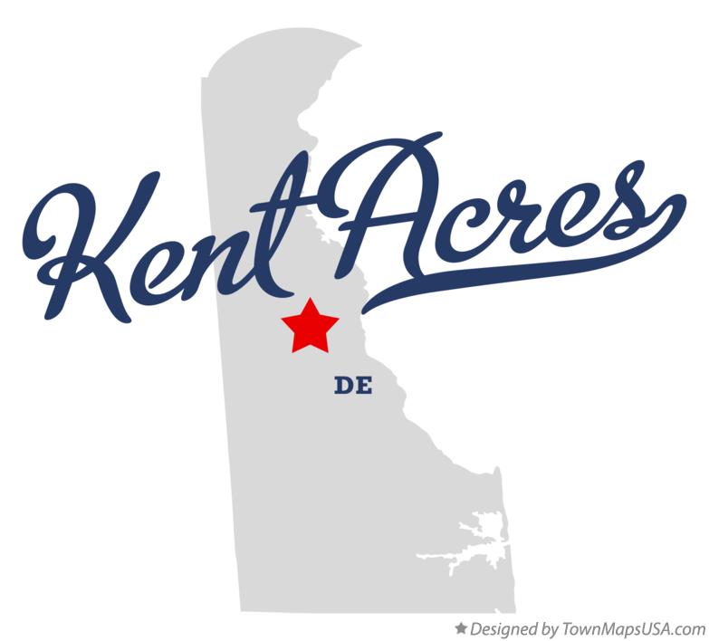 Map of Kent Acres Delaware DE