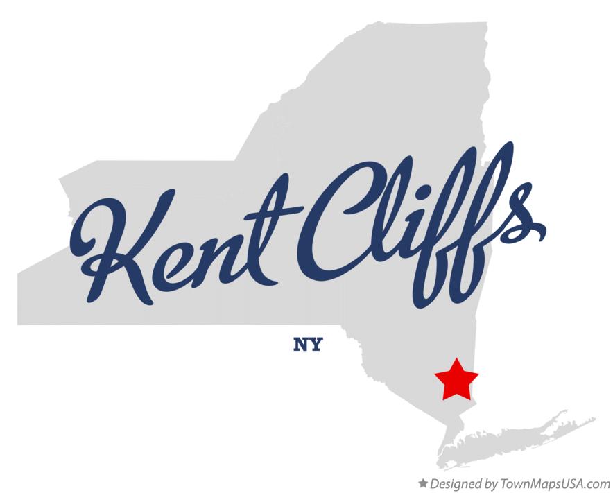 Map of Kent Cliffs New York NY