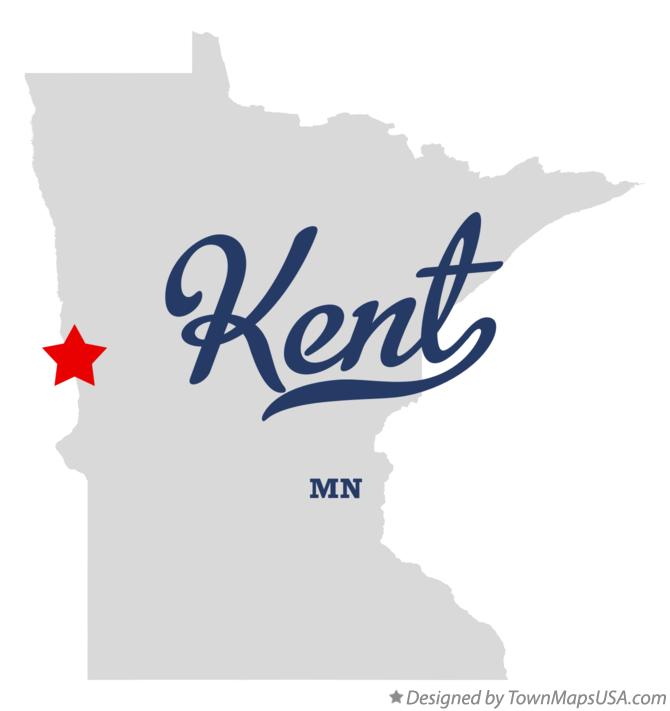 Map of Kent Minnesota MN
