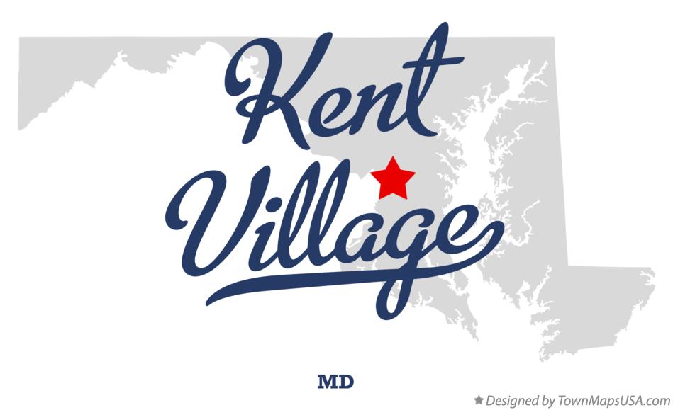 Map of Kent Village Maryland MD