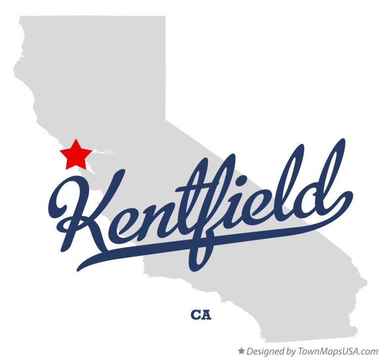 Map of Kentfield California CA
