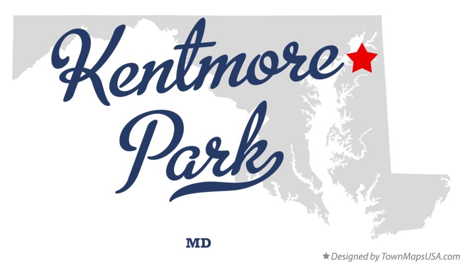Map of Kentmore Park Maryland MD