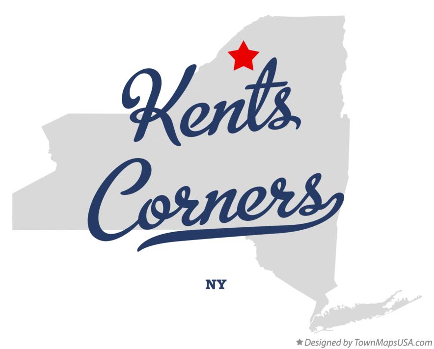 Map of Kents Corners New York NY