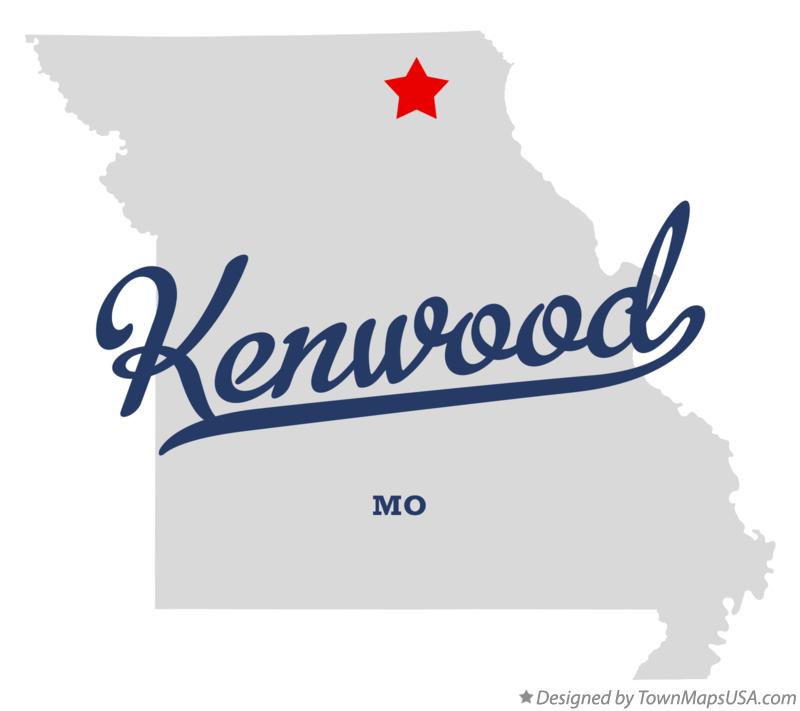 Map of Kenwood Missouri MO
