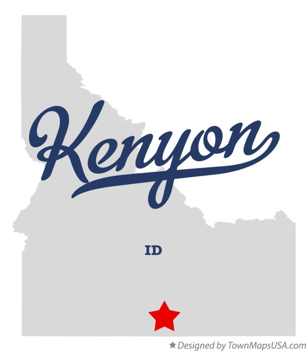 Map of Kenyon Idaho ID