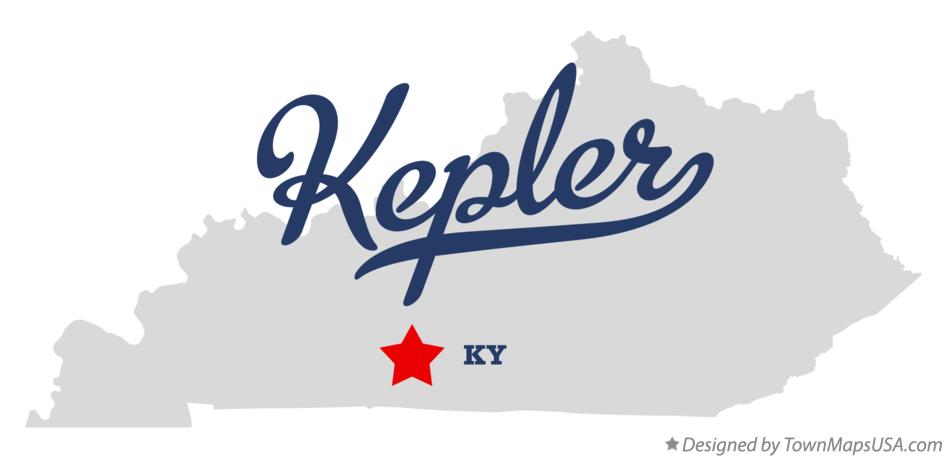 Map of Kepler Kentucky KY