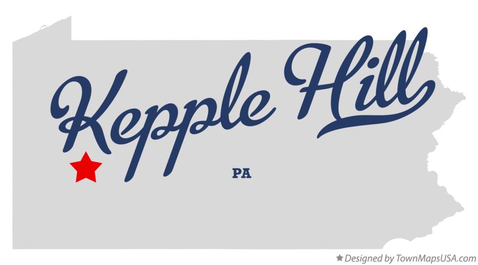 Map of Kepple Hill Pennsylvania PA