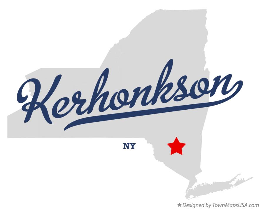 Map of Kerhonkson New York NY