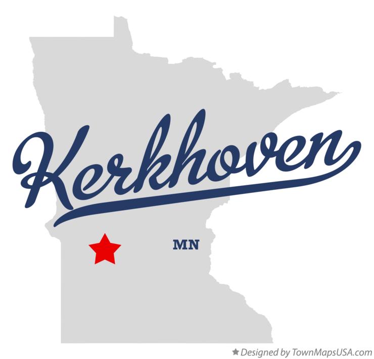 Map of Kerkhoven Minnesota MN