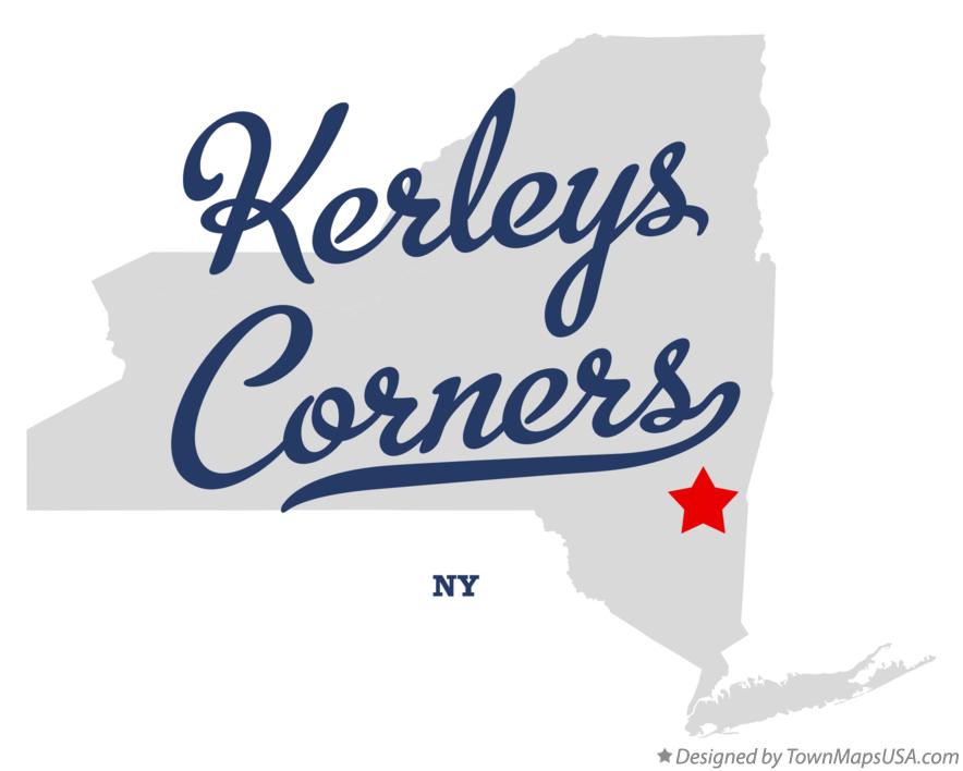 Map of Kerleys Corners New York NY