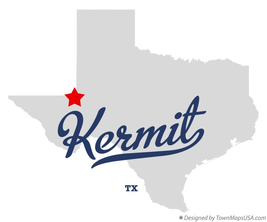 Map of Kermit Texas TX