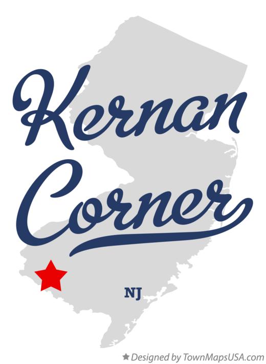 Map of Kernan Corner New Jersey NJ