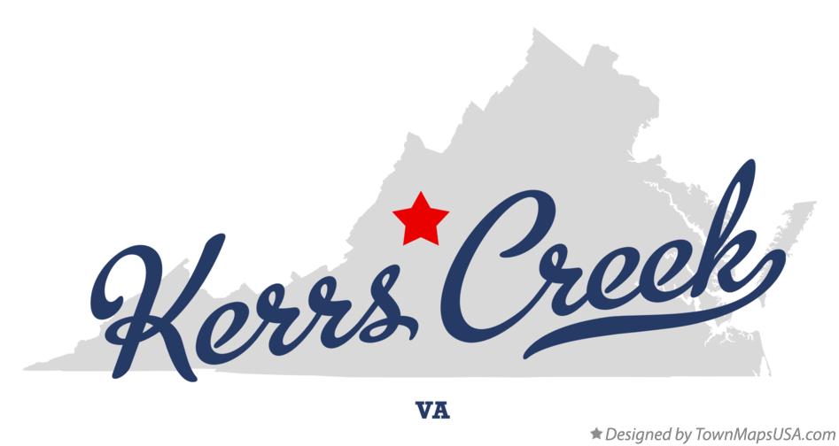 Map of Kerrs Creek Virginia VA
