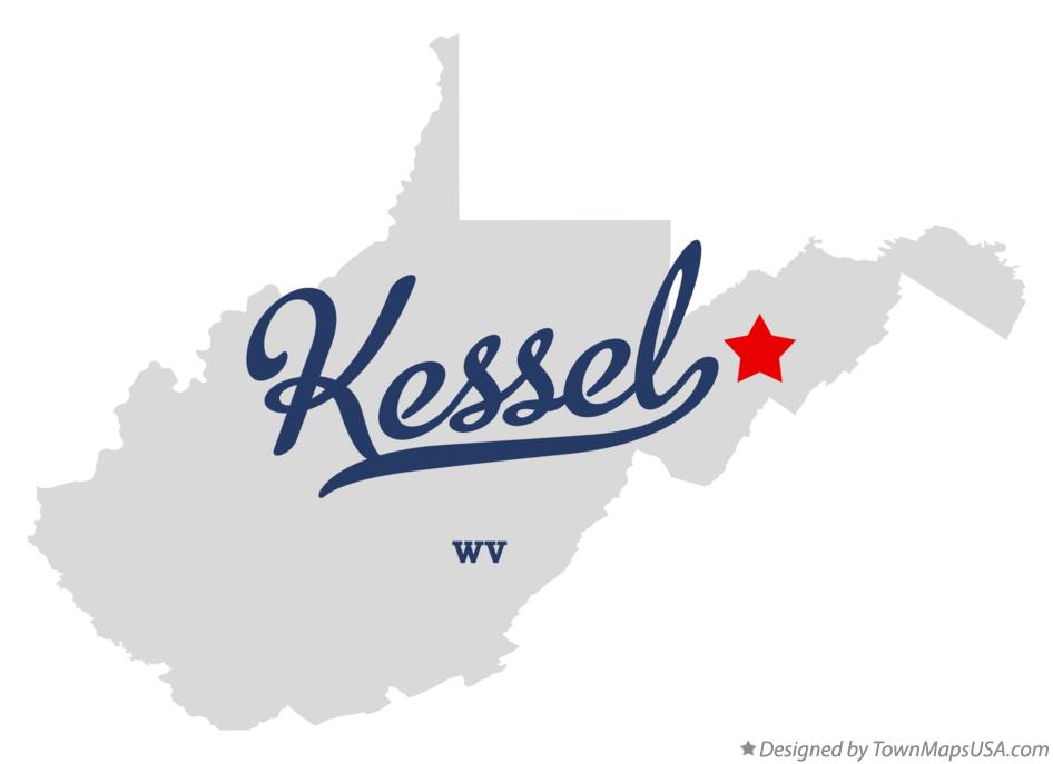 Map of Kessel West Virginia WV