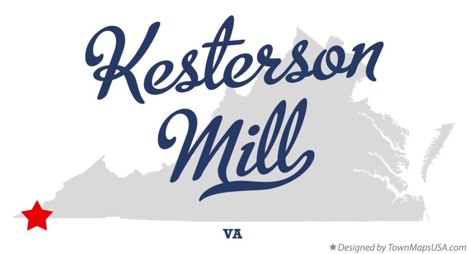 Map of Kesterson Mill Virginia VA