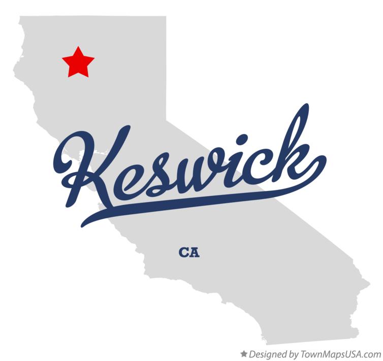 Map of Keswick California CA