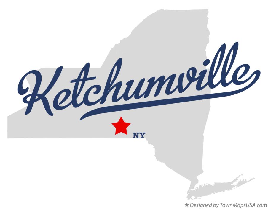 Map of Ketchumville New York NY