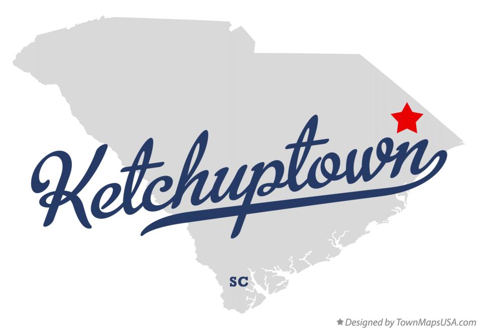 Map of Ketchuptown South Carolina SC