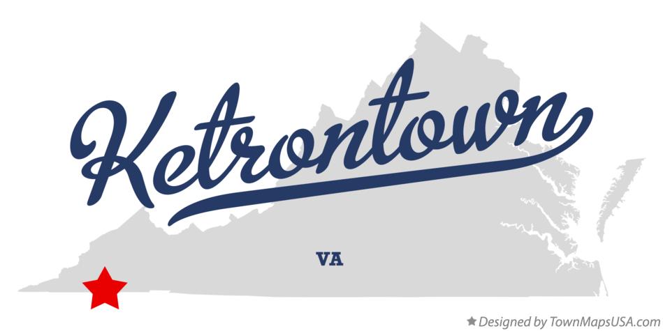 Map of Ketrontown Virginia VA