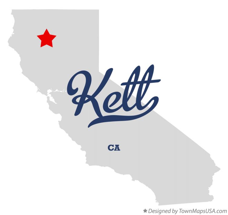 Map of Kett California CA