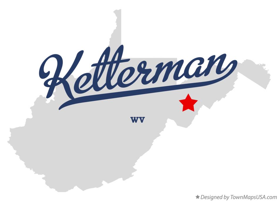 Map of Ketterman West Virginia WV