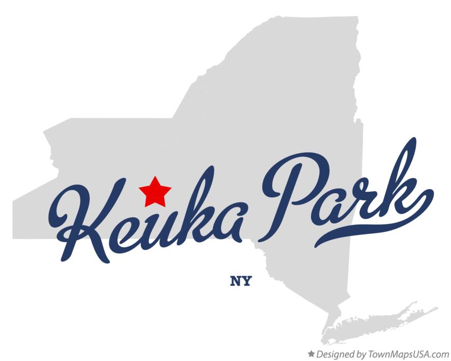 Map of Keuka Park New York NY