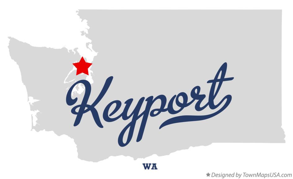 Map of Keyport Washington WA
