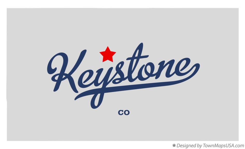 Map of Keystone Colorado CO