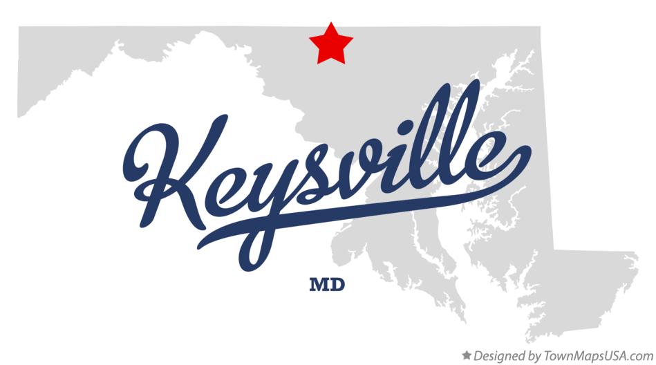 Map of Keysville Maryland MD