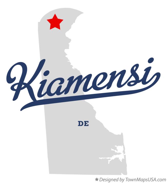 Map of Kiamensi Delaware DE