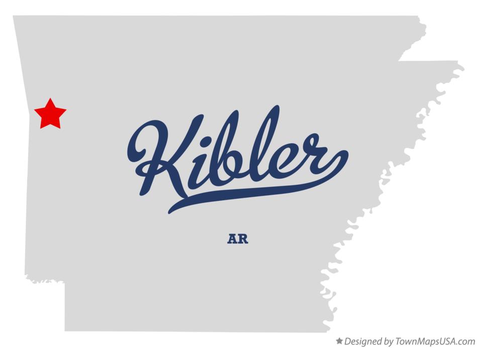 Map of Kibler Arkansas AR