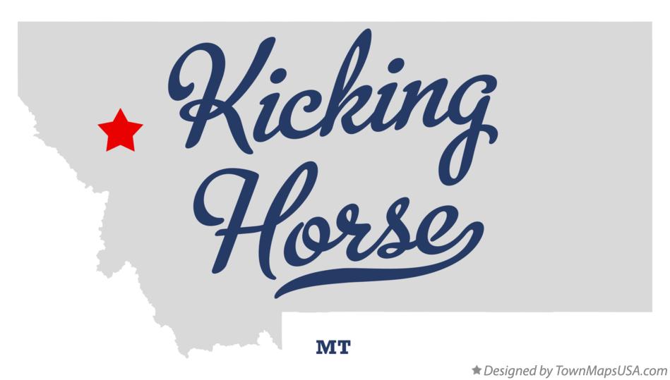 Map of Kicking Horse Montana MT