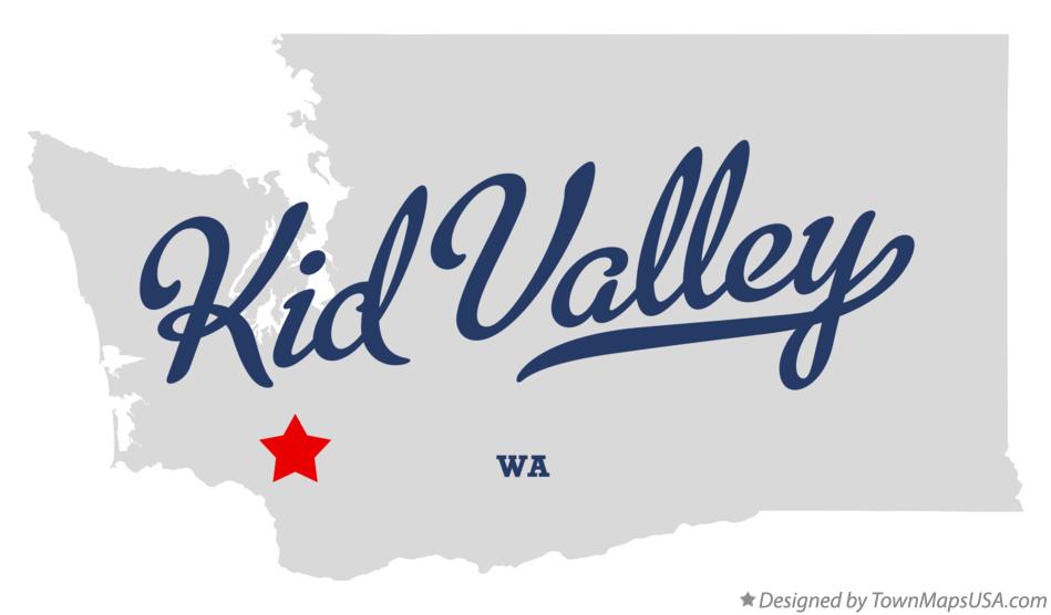 Map of Kid Valley Washington WA