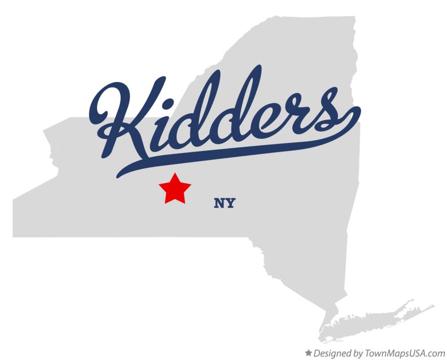Map of Kidders New York NY