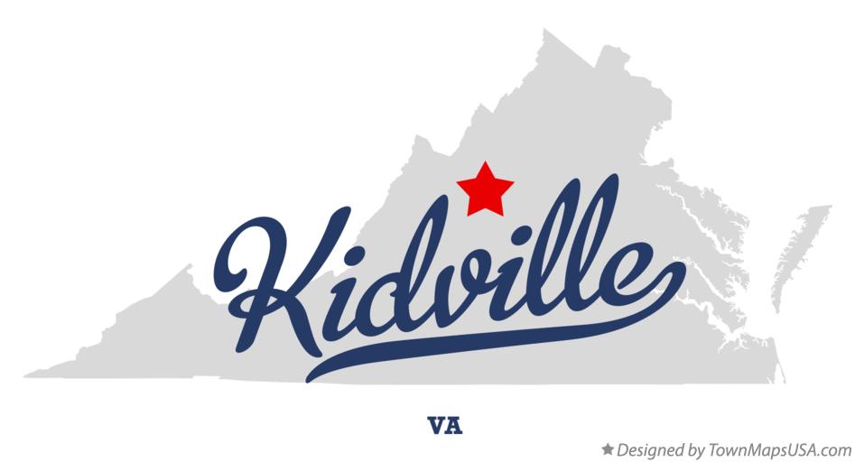 Map of Kidville Virginia VA