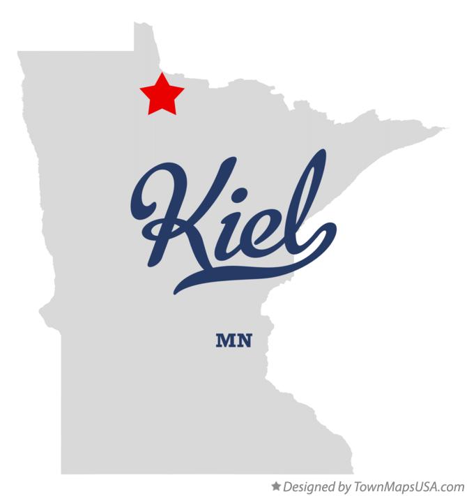 Map of Kiel Minnesota MN