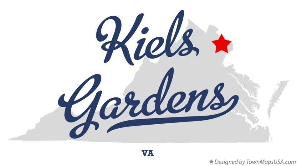 Map of Kiels Gardens Virginia VA