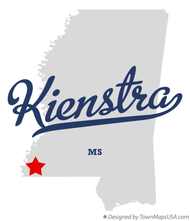 Map of Kienstra Mississippi MS