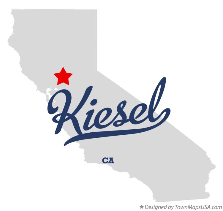 Map of Kiesel California CA