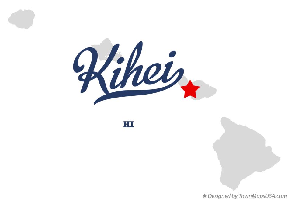 Map of Kīhei Hawaii HI