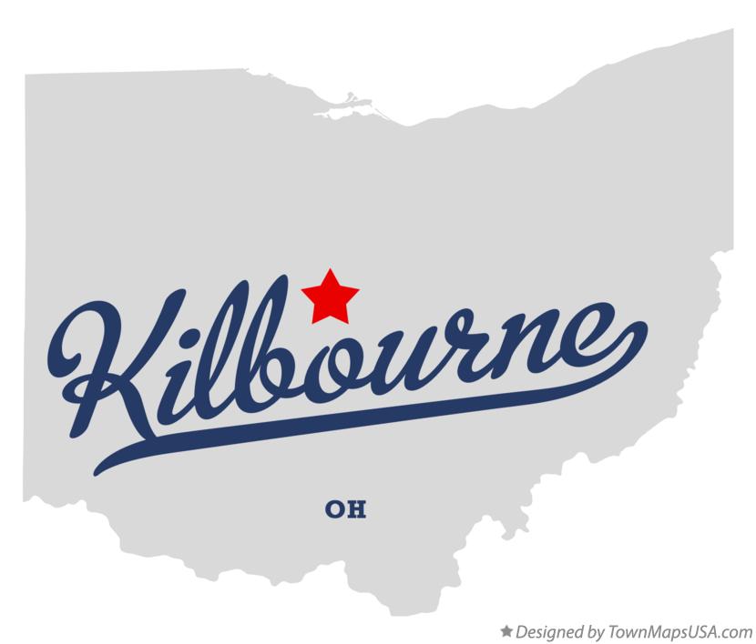 Map of Kilbourne Ohio OH