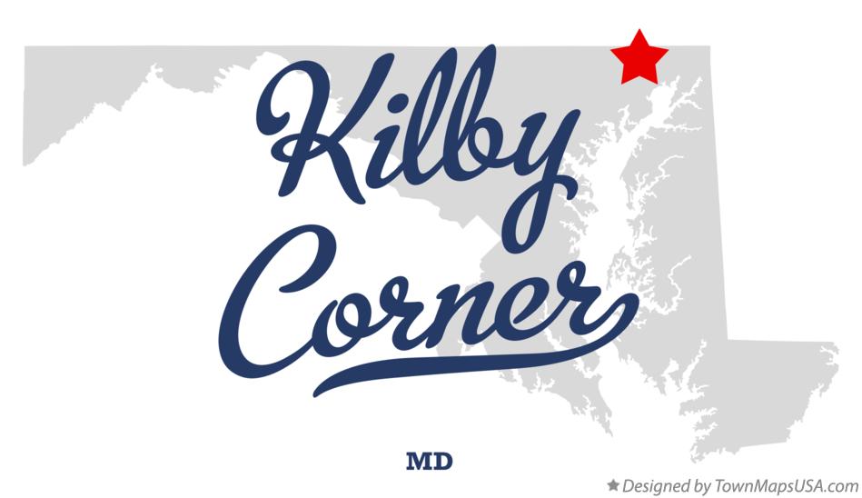 Map of Kilby Corner Maryland MD
