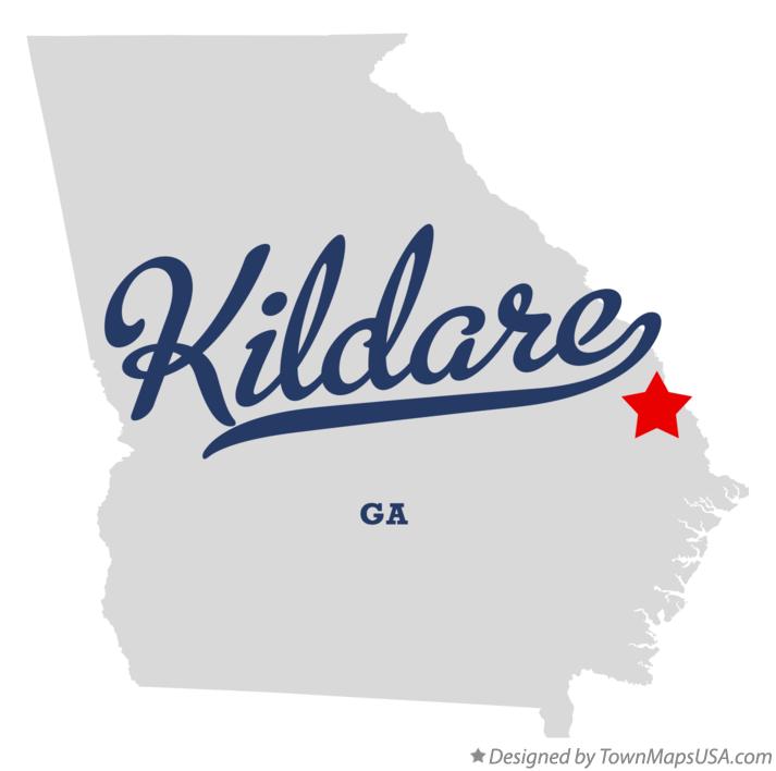 Map of Kildare Georgia GA