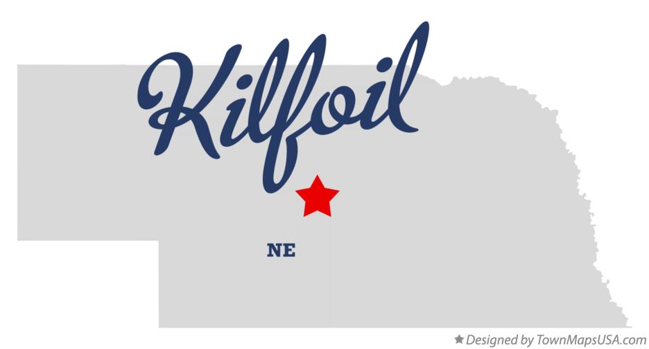 Map of Kilfoil Nebraska NE