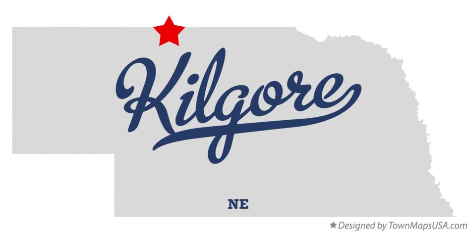 Map of Kilgore Nebraska NE